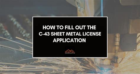 mass sheet metal license application|sheet metal license lookup.